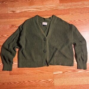 Universal Thread Dark Green Women's Cardigan